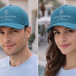 Four Seasons Hotel Las Vegas Teal Performance Hat | Brand New Luxury
Resort Cap